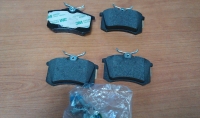 Колодки задние дисковые VAG A1,A2, A3, A4, A6, A8, TT, GOLF, PASSAT, BORA, VENTO, FABIA, OCTAVIA, RENAULT SCENIC, MEGAN, CITROEN, NISSAN