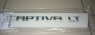 Шильдик «CAPTIVA LT», задний, Каптива, хром