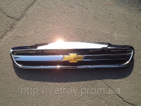 Решётка радиатора CHEVROLET LANOS (2004-2010) хром с крестиком
